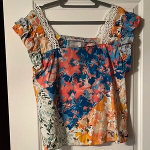 CUPIO Women's Floral Top - Multicolor